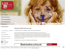 Tablet Screenshot of kipf.de